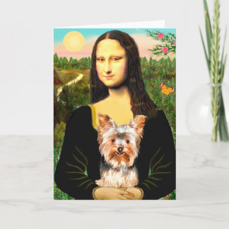 Yorkshire Terrier 17 - Mona Lisa Card