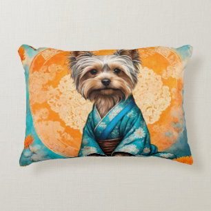 YORKSHIRE TERRIER-2 ACCENT PILLOW