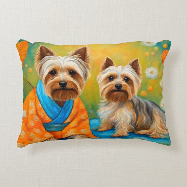 YORKSHIRE TERRIER-4 ACCENT PILLOW (Front)