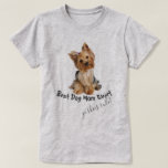 Yorkshire Terrier  Best Dog Mom Ever T-shirt at Zazzle