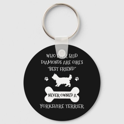 Yorkshire Terrier Best Friend Keychain