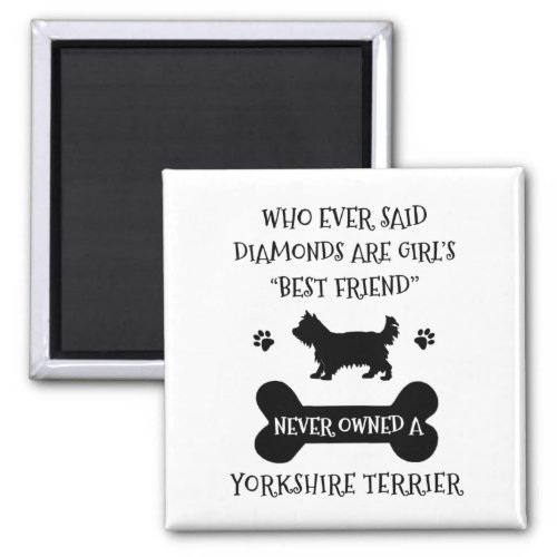 Yorkshire Terrier Best Friend Magnet