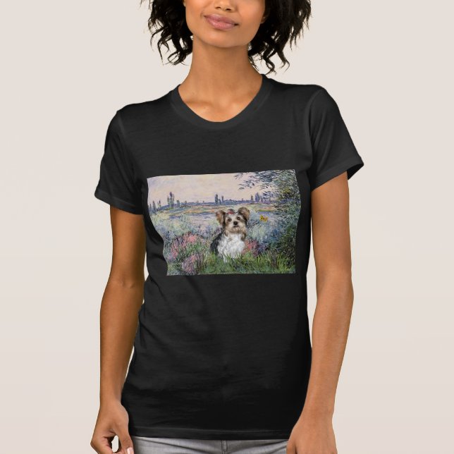 Yorkshire Terrier (Biewer) - By the Seine T-Shirt (Front)
