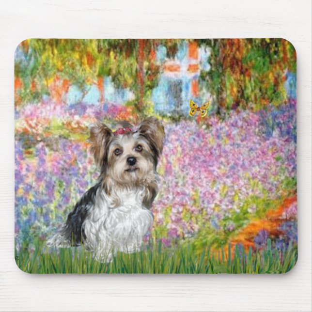 Yorkshire Terrier (Biewer) - Garden Mouse Pad (Front)