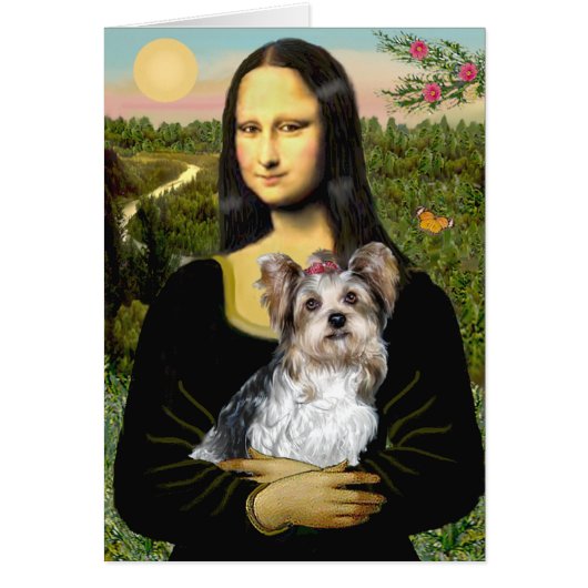 Yorkshire Terrier (Biewer) - Mona Lisa Cards (Front)