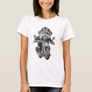 Yorkshire Terrier Biker dog T-Shirt