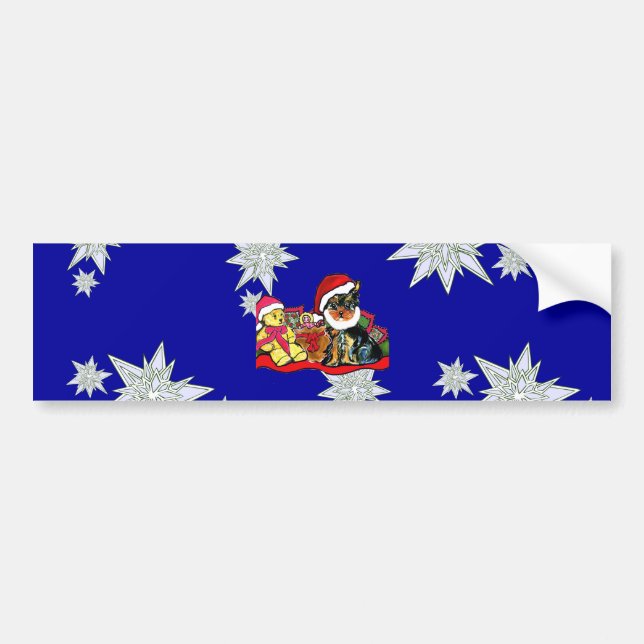 YORKSHIRE TERRIER BUMPER STICKER (Front)