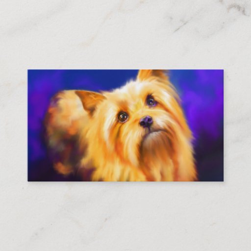 Customizable Yorkshire Terrier Business Cards