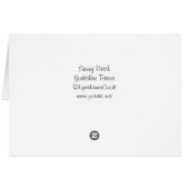 Yorkshire Terrier Cards (Back Horizontal)