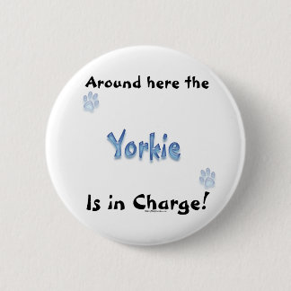 Yorkshire Terrier Charge Button
