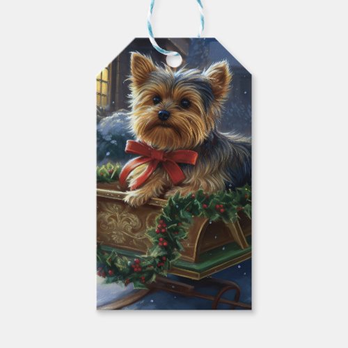 Yorkshire Terrier Christmas Festive Season Gift Tags