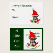 Yorkshire Terrier Christmas Gifts (Front & Back)