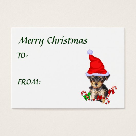 Yorkshire Terrier Christmas Gifts (Front)