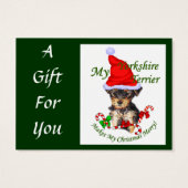Yorkshire Terrier Christmas Gifts (Back)