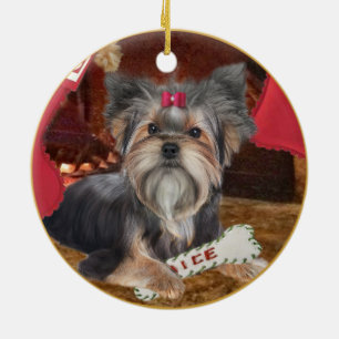 Yorkshire Terrier Christmas Ornament
