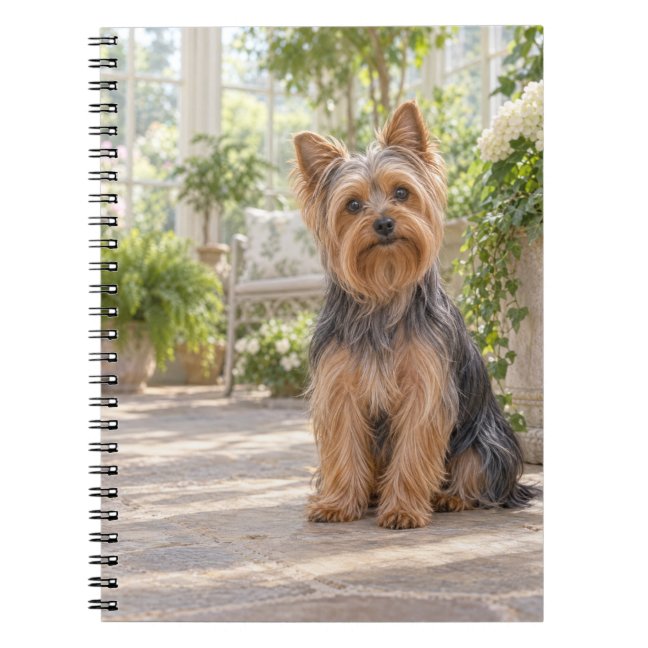 Yorkshire Terrier Conservatory Spiral Notebook