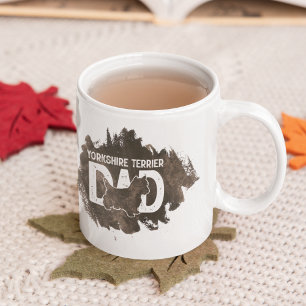 Yorkshire Terrier Dad Dog Breed Lover Father's Day Coffee Mug