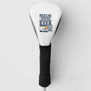 Yorkshire Terrier Dad Fist Bump Vintage Vector Des Golf Head Cover