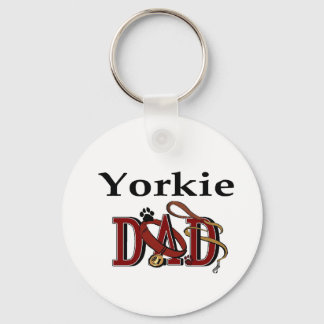 Yorkshire Terrier Dad Gifts Keychain