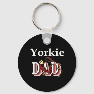 yorkshire terrier dad Keychain
