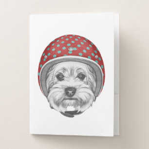 Yorkshire Terrier Daredevil Pocket Folder