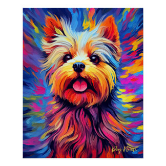 Yorkshire Terrier Dog 003 - Zetton Ziana Poster