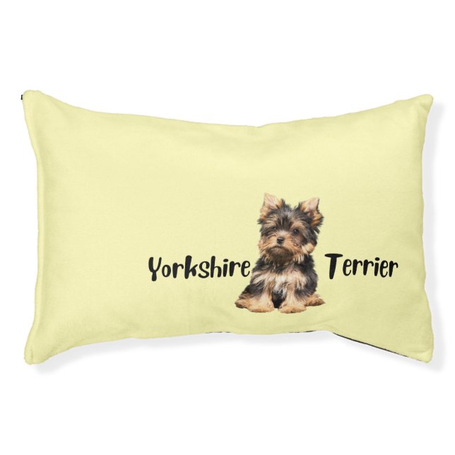 Yorkshire Terrier Dog Bed by breed (Front)