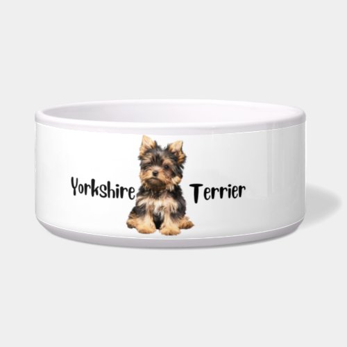 Yorkshire Terrier _ dog breed bowl