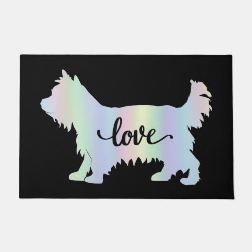 Yorkshire Terrier Dog Breed Love Doormat