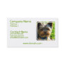 Yorkshire Terrier Dog Business Card