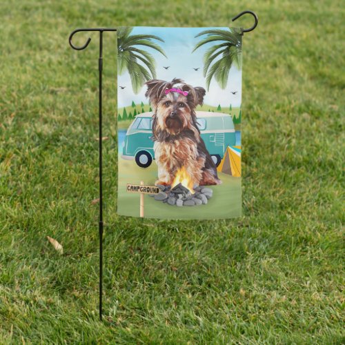 Yorkshire Terrier Dog Camping Garden Flag