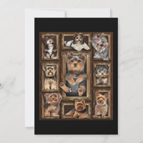 Yorkshire Terrier Dog Cute Yorkshire Terrier Lover Note Card