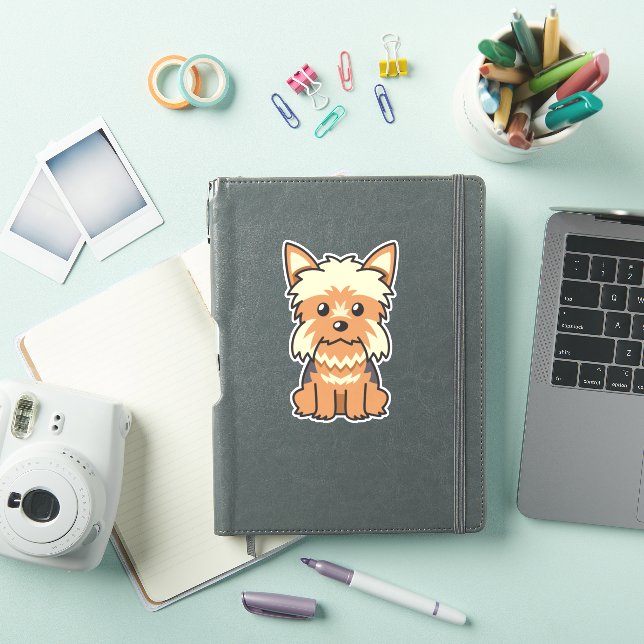 Yorkshire Terrier Dog Domestic Animal Sticker (iPad Cover)