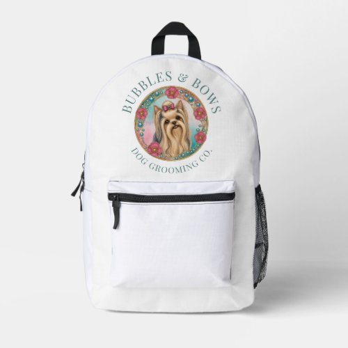Yorkshire Terrier  Dog Grooming Kit Bag | Backpack