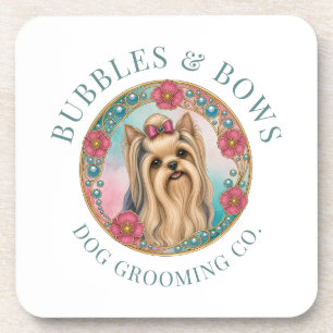 Yorkshire Terrier Dog Grooming Salon Coaster