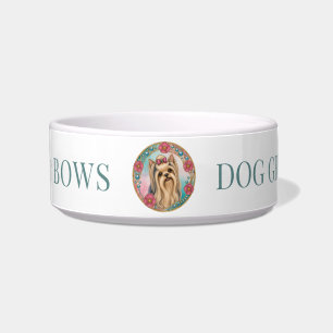 Yorkshire Terrier  Dog Grooming Salon Water Bowl