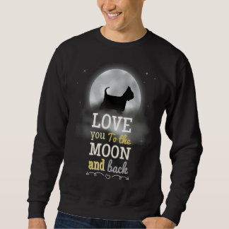 Yorkshire Terrier Dog Love To The Moon Sweatshirt