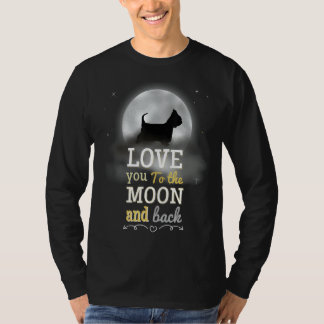 Yorkshire Terrier Dog Love To The Moon T-Shirt