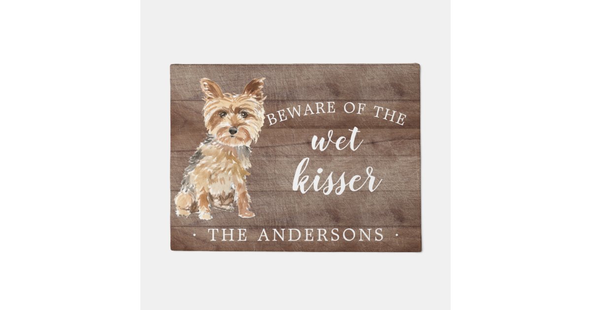 Yorkshire Terrier.Dog Personalized Door Mat Zazzle