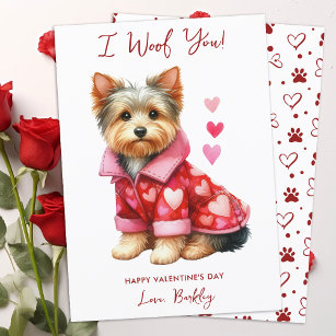10ct Valentines Day Dog and Heart Cards for Anyone