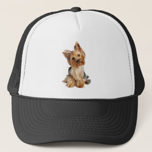 Yorkshire Terrier Dog Pet Animal Custom  Trucker Hat