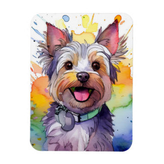Yorkshire Terrier Dog Photo Magnet