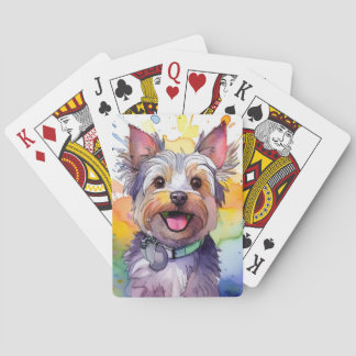 Yorkshire Terrier Dog Playing Cards