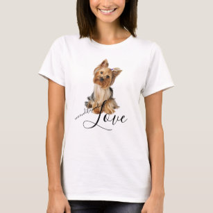 Yorkshire Terrier Dog Portrait Unconditional Love T-Shirt