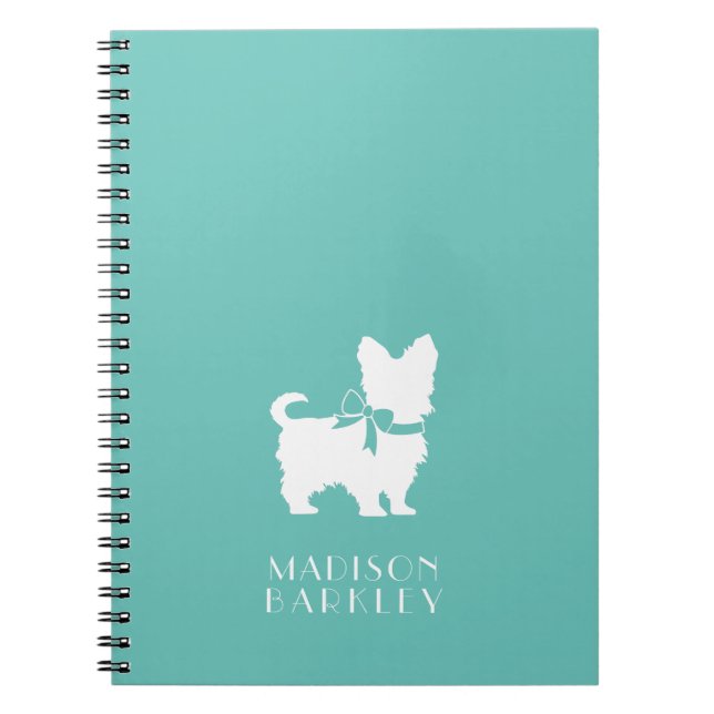 Yorkshire Terrier Dog Puppy Yorkie Notebook (Front)