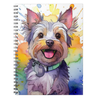 Yorkshire Terrier Dog Spiral Notebook