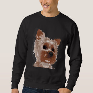 Yorkshire Terrier Dog Yorki Dog Organiser Sweatshirt
