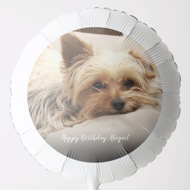 Yorkshire Terrier Dog Yorkie Balloon (Front)