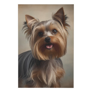 Yorkshire Terrier Elegant Canvas Wall Art