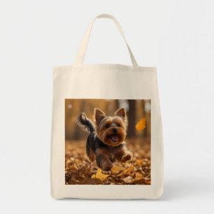 Yorkshire Terrier Elegant Grocery Tote Bag